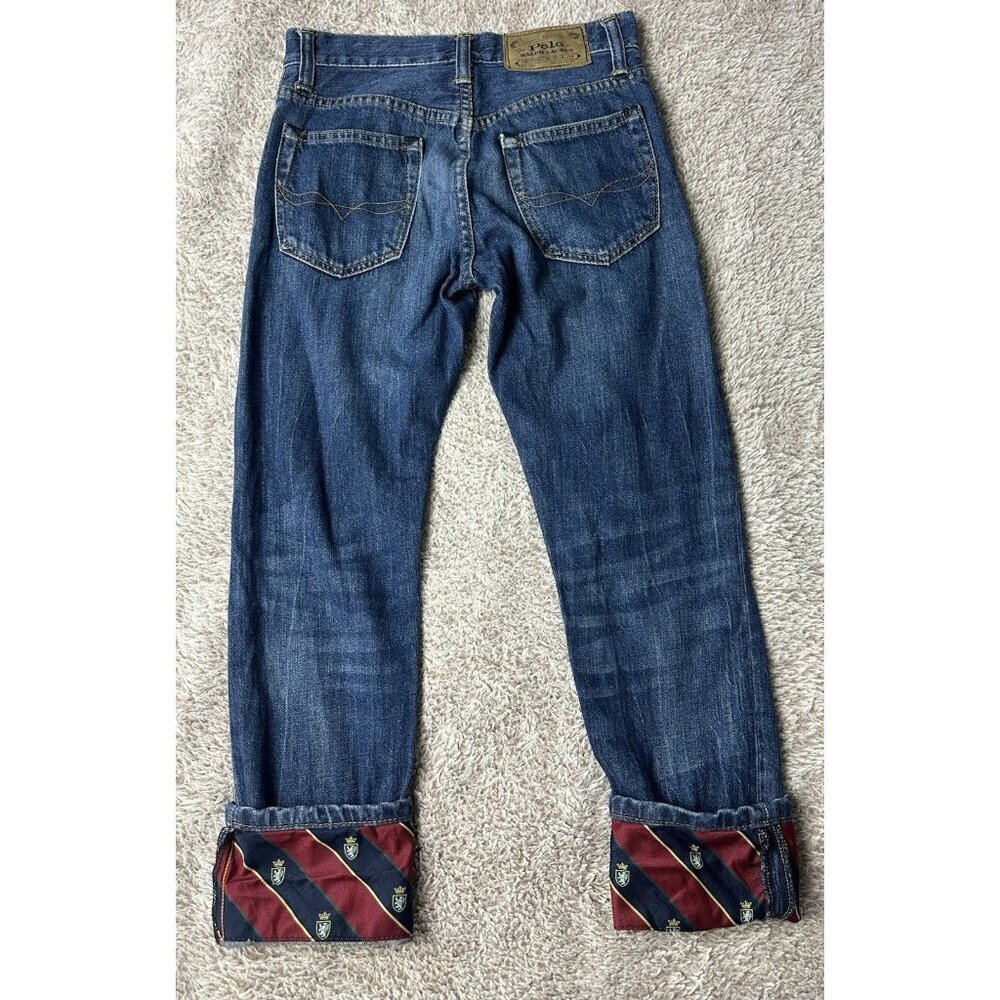 POLO RALPH LAUREN Boys The Sullivan Slim Jeans Blue Size 10 - Picture 12 of 14